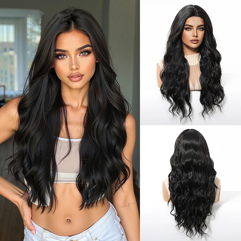 A 28-Inch Lace Front Synthetic Wig With Golden Gradient Gray Wavy Hair Is Suitable For Women'S Daily Parties And Halloween
A 28-Inch Lace Front Synthetic Wig With Golden Gradient Gray Wavy Hair Is Suitable For Women'S Daily Parties And Halloween