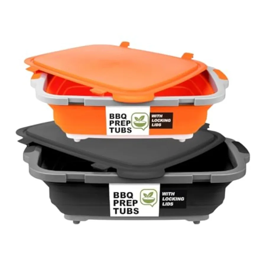 Kitchen BBQ Tools Set Collapsible BBQ Prep Tub Set 30L and16L
Kitchen BBQ Tools Set Collapsible BBQ Prep Tub Set 30L and16L