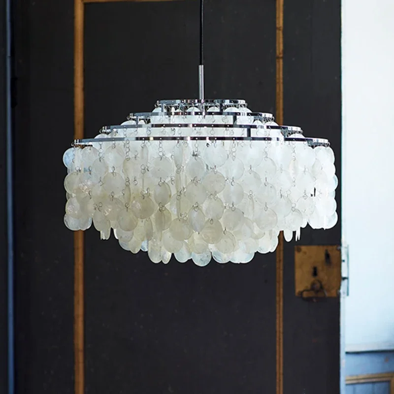 Luxury Shell Chandelier Lighting For Restaurant Living Room Pendant Light Fixtures Gold / Chrome Winfordo lighting IN STOCK
Luxury Shell Chandelier Lighting For Restaurant Living Room Pendant Light Fixtures Gold / Chrome Winfordo lighting IN STOCK