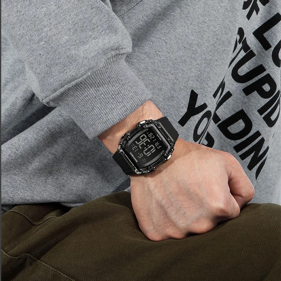 NAVIFROCE Men‘s LCD Display Wristwatches Men‘s Luminous Military Sport Watches Waterproof Male Clock Relogio Masculino 2025
NAVIFROCE Men‘s LCD Display Wristwatches Men‘s Luminous Military Sport Watches Waterproof Male Clock Relogio Masculino 2025