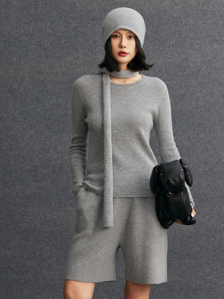 Женский свитер TLOML из 100% кашемира, однотонный пуловер с круглым вырезом, весенне-осенний базовый слой, вязаный из кашемира, мягкий, удобный, универсальный топ
Женский свитер TLOML из 100% кашемира, однотонный пуловер с круглым вырезом, весенне-осенний базовый слой, вязаный из кашемира, мягкий, удобный, универсальный топ