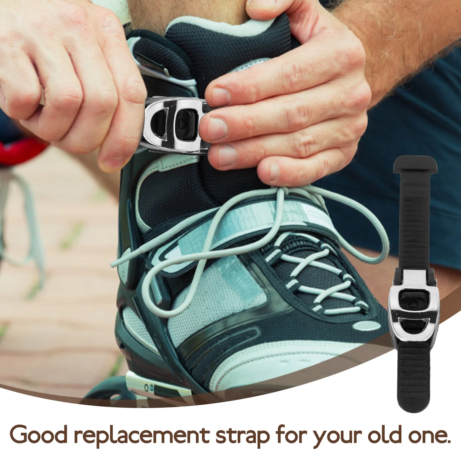 2 шт., ремни с пряжкой для обуви для роликовых коньков, сменный регулируемый фиксирующий ремень для катания на коньках, прочные принадлежности, ремень с пряжкой для коньков
2 шт., ремни с пряжкой для обуви для роликовых коньков, сменный регулируемый фиксирующий ремень для катания на коньках, прочные принадлежности, ремень с пряжкой для коньков