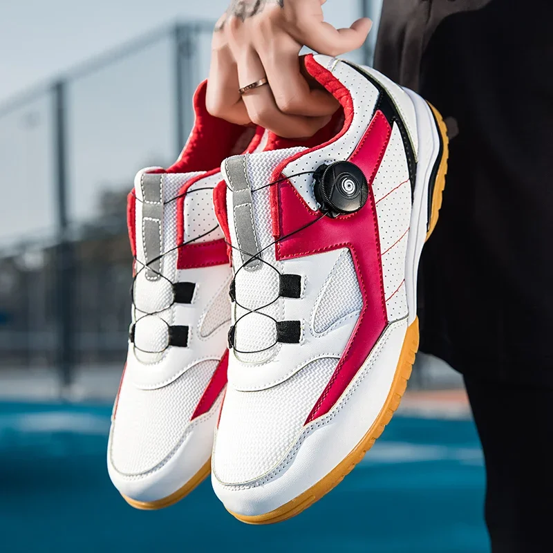 New Arrival Table Tennis Shoes For Couples Indoor Leather Gym Shoe Men Women Anti Slip Badminton Shoes Brand Athletic Mens Shoes
New Arrival Table Tennis Shoes For Couples Indoor Leather Gym Shoe Men Women Anti Slip Badminton Shoes Brand Athletic Mens Shoes