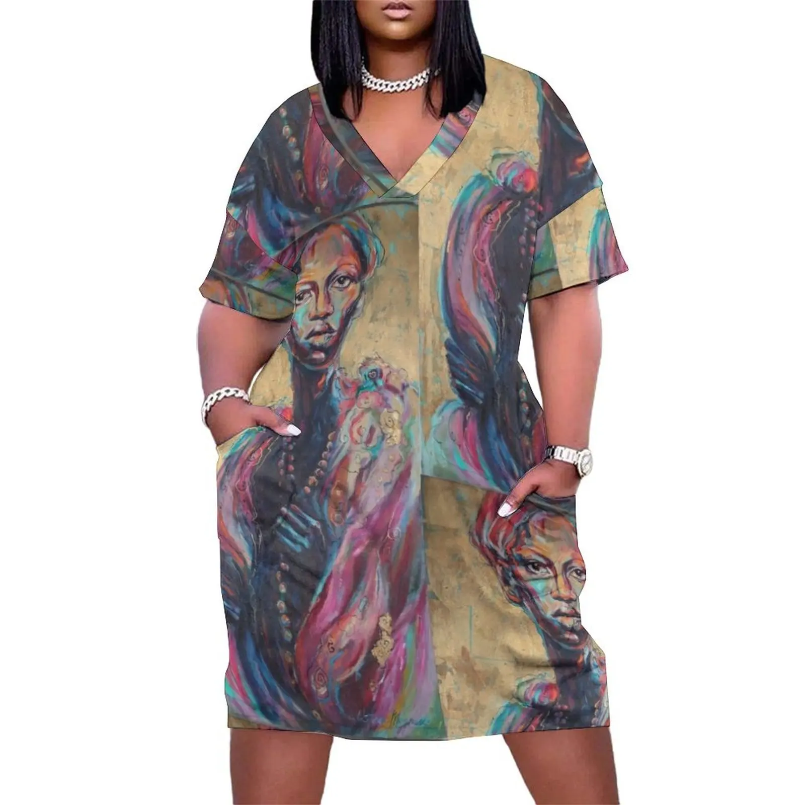 The Revelation of Pride Loose Pocket Dress Women dresses summer Clothing female women's summer jumpsuit
The Revelation of Pride Loose Pocket Dress Women dresses summer Clothing female women's summer jumpsuit