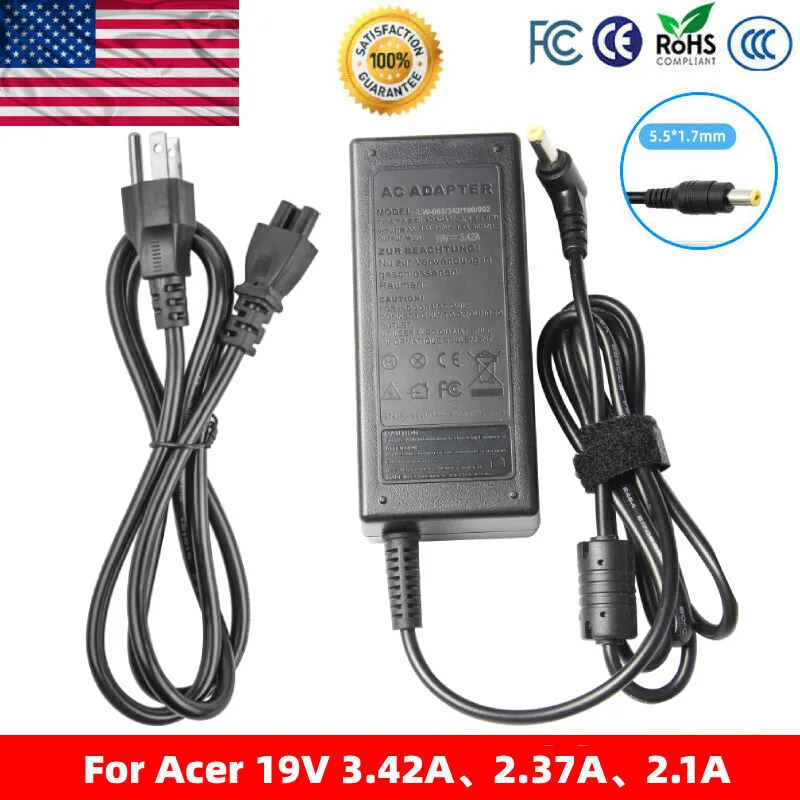 AC Adapter Charger Power Supply Cord For Acer Nitro 5 AN515-31 Laptop 65W(max)
AC Adapter Charger Power Supply Cord For Acer Nitro 5 AN515-31 Laptop 65W(max)