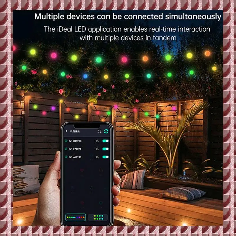 Умный светодиодный RGB гирляндный светильник, уличное украшение, сделай сам, домашний декор, гирлянда, лампа, водонепроницаемый ночник, светильник для кемпинга, прочный
Умный светодиодный RGB гирляндный светильник, уличное украшение, сделай сам, домашний декор, гирлянда, лампа, водонепроницаемый ночник, светильник для кемпинга, прочный