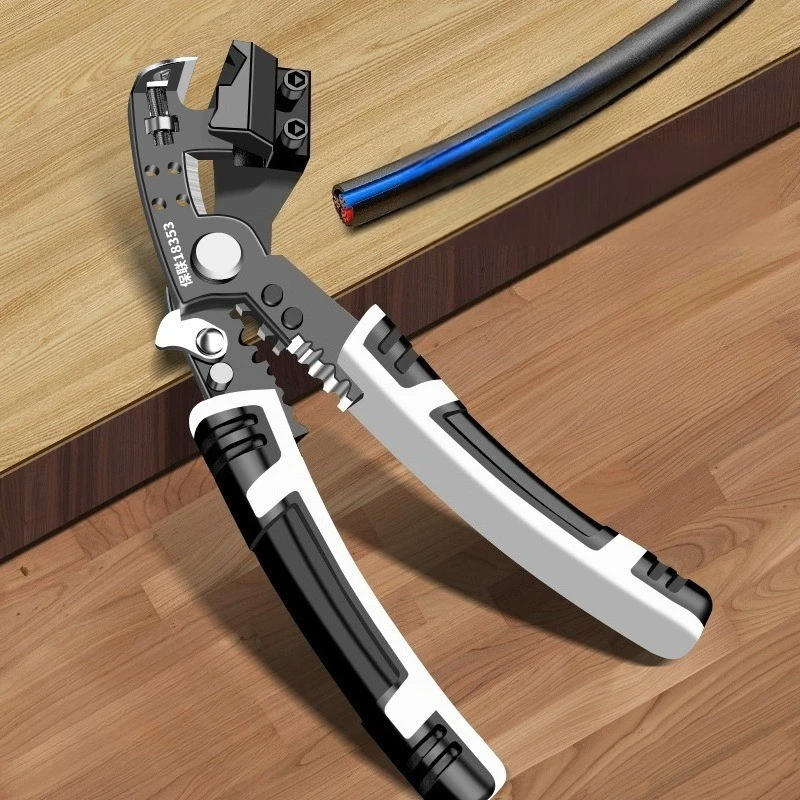 Multifunctional Electrician Wire Stripper Multi Purpose Cable Tool for Wire Splitting Twisting Cutting and Circuit Maintenance
Multifunctional Electrician Wire Stripper Multi Purpose Cable Tool for Wire Splitting Twisting Cutting and Circuit Maintenance