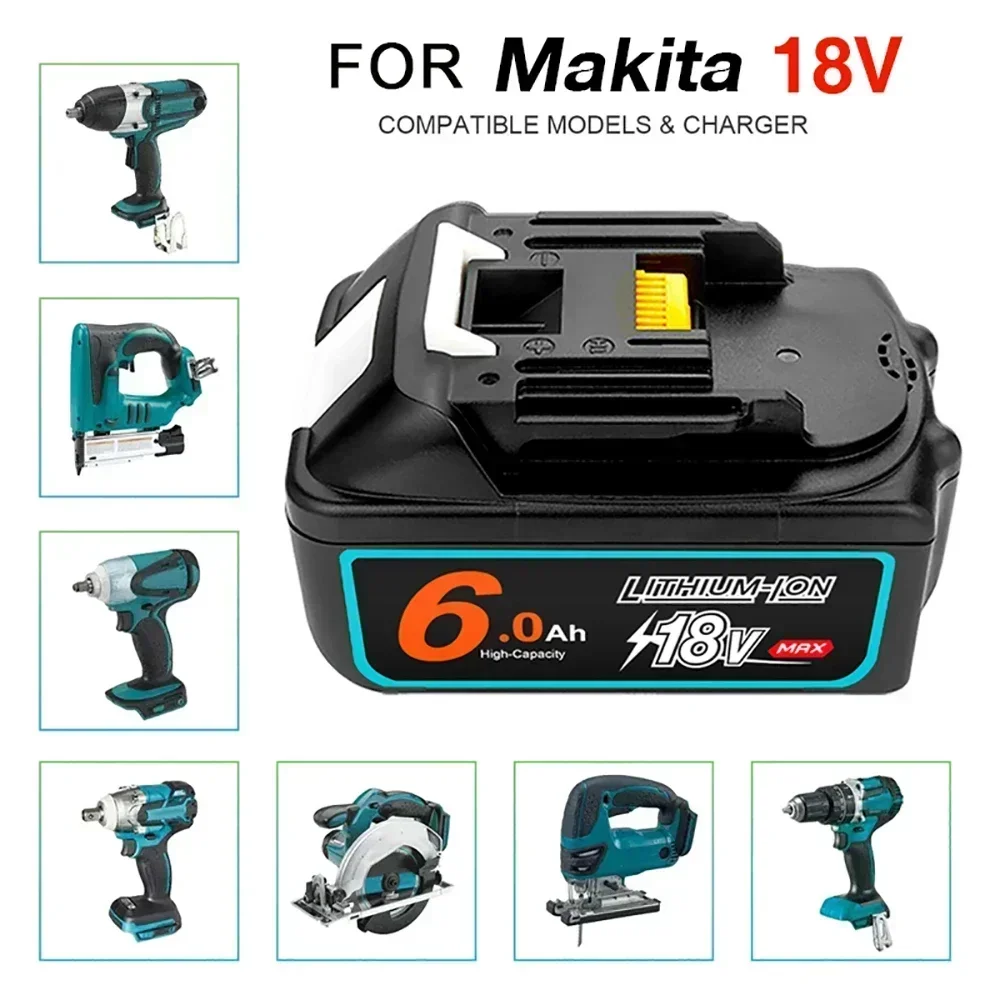 For Makita Rechargeable 18V 5.0/6.0/8.0Ah Li-Ion Battery For Makita BL1830 BL1815 BL1860 BL1840 Replacement Power Tool Battery
For Makita Rechargeable 18V 5.0/6.0/8.0Ah Li-Ion Battery For Makita BL1830 BL1815 BL1860 BL1840 Replacement Power Tool Battery