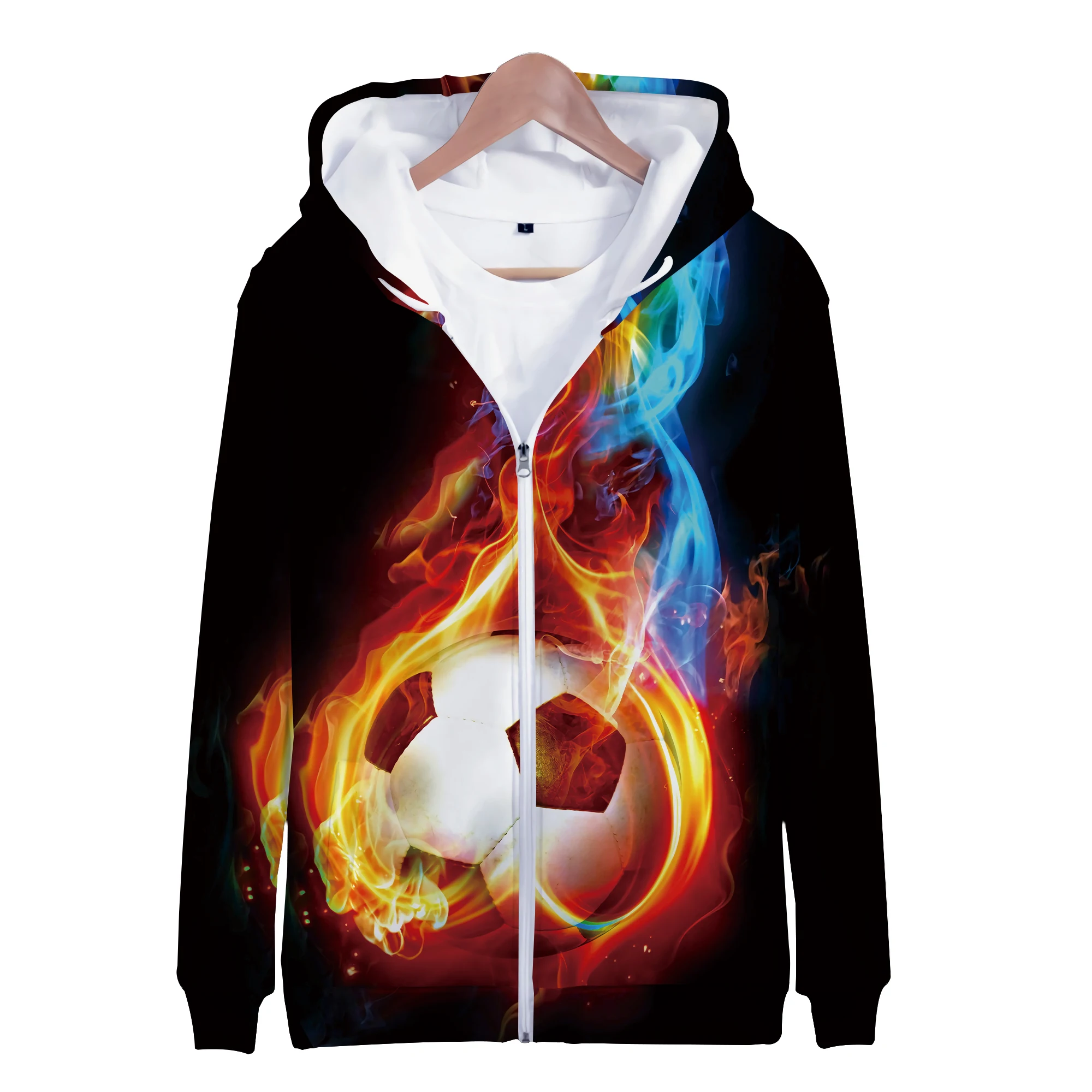 Hoodies Football 3D Printed Zipper Sweatshirts Boys Girls Sweatshirts Men Fashion Long Sleeve Oversized Hoodie Tracksuit Coat
Hoodies Football 3D Printed Zipper Sweatshirts Boys Girls Sweatshirts Men Fashion Long Sleeve Oversized Hoodie Tracksuit Coat