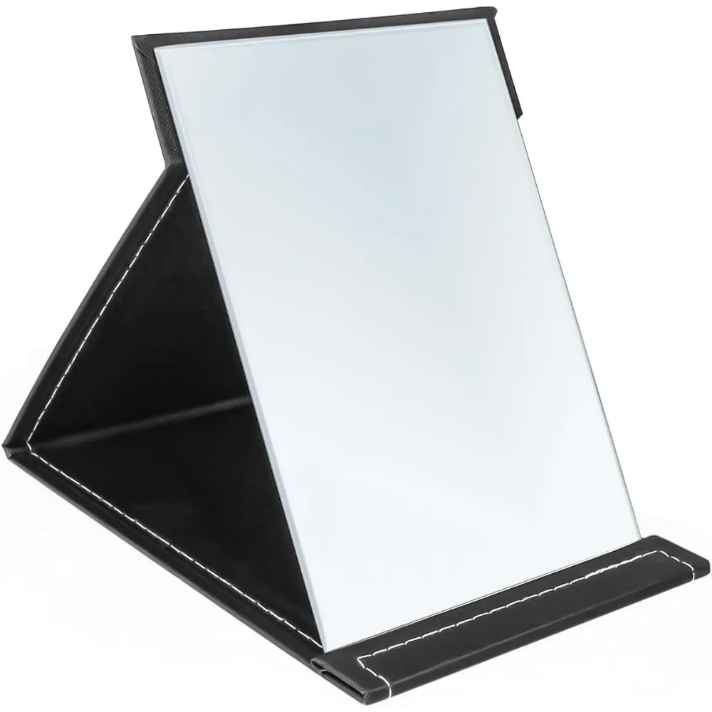 Makeup Mirror, 6x8 Inches Portable PU Leather, Folding Desktop Vanity Mirror, Office, Travel Mirror
Makeup Mirror, 6x8 Inches Portable PU Leather, Folding Desktop Vanity Mirror, Office, Travel Mirror