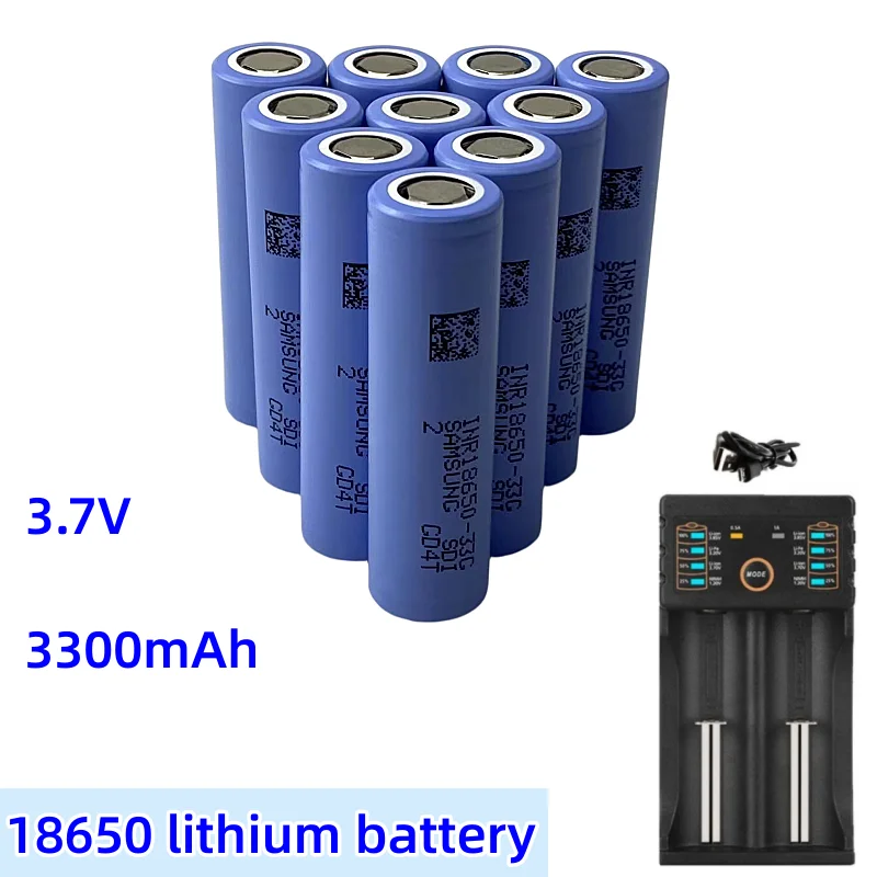 18650 2023New Bestselling 3300mAh+Charger 3.7V 18650 Li-ion Batteries Rechargeable Battery For Remote Control Screwdrive
18650 2023New Bestselling 3300mAh+Charger 3.7V 18650 Li-ion Batteries Rechargeable Battery For Remote Control Screwdrive