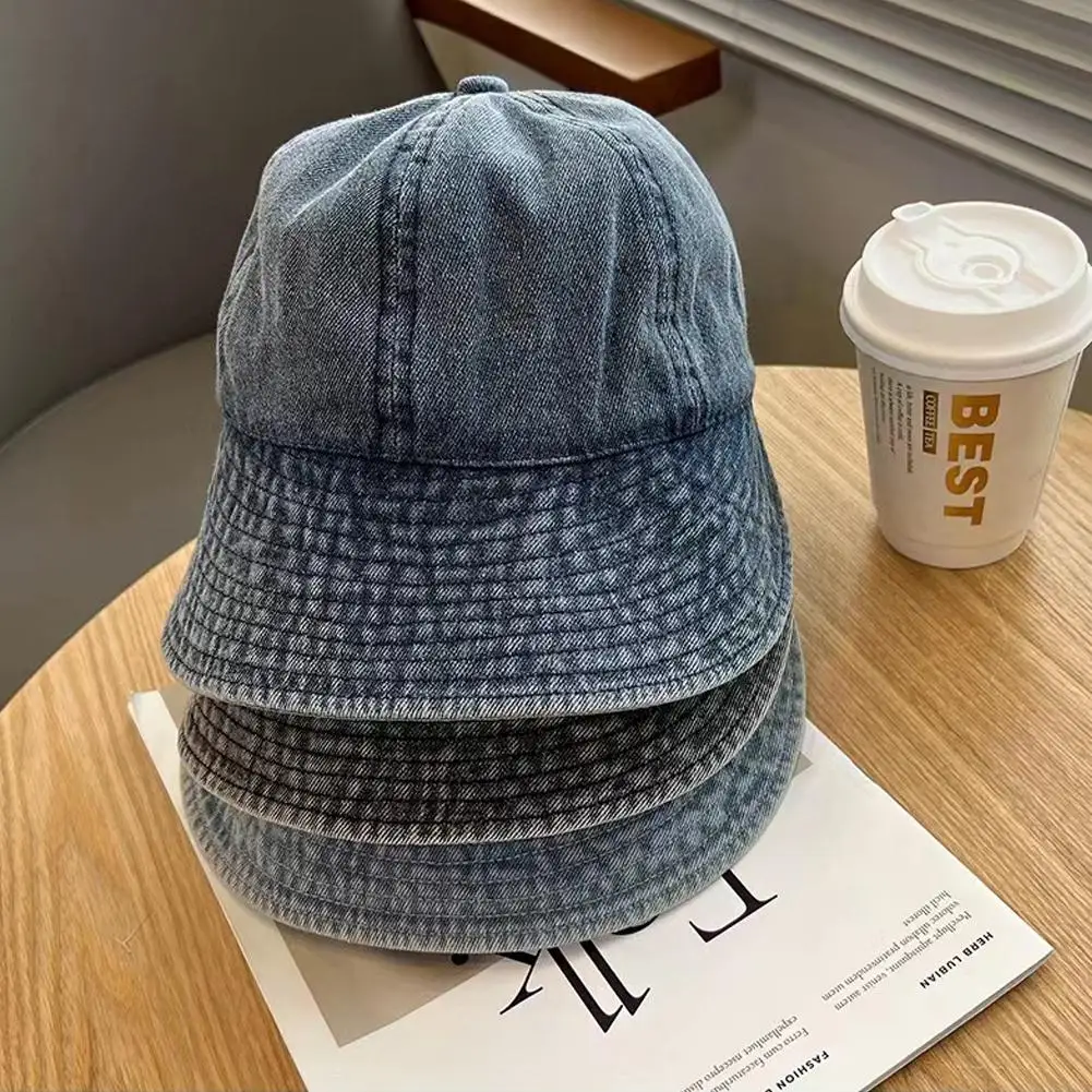 Women Summer Sunhat Soft Vintage Washed Denim Hat UV Adjustable Beach Travel Bucket Hats Protection Brim Outdoor Wide Casua O6L5
Women Summer Sunhat Soft Vintage Washed Denim Hat UV Adjustable Beach Travel Bucket Hats Protection Brim Outdoor Wide Casua O6L5