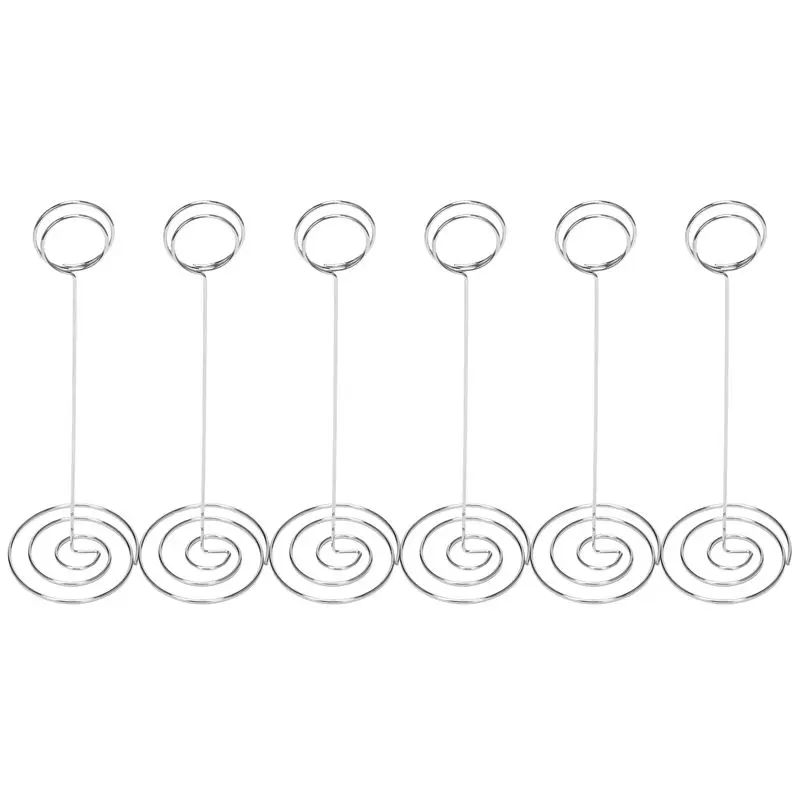 AB46-45 Pack 8.75 Inch Tall Table Number Holder, Place Card Holder, Table Picture Holder, Wire Photo Holder Clip
AB46-45 Pack 8.75 Inch Tall Table Number Holder, Place Card Holder, Table Picture Holder, Wire Photo Holder Clip