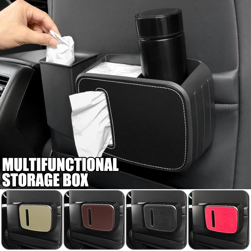 Split Multifunctional Car Storage Box Seat Back Dual Sundries Pockets Tissue Holder Water Cup Holder ABS Organizer Trash Can
Split Multifunctional Car Storage Box Seat Back Dual Sundries Pockets Tissue Holder Water Cup Holder ABS Organizer Trash Can
