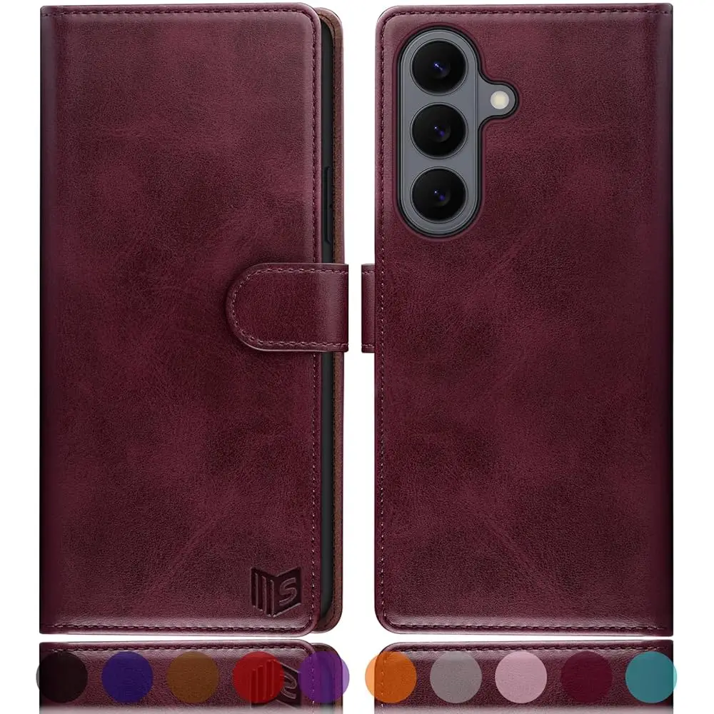 Compatible with Samsung Galaxy S26 Plus Wallet case with RFID Blocking Credit Card Holder,Flip Book PU Leather Protective Co
Compatible with Samsung Galaxy S26 Plus Wallet case with RFID Blocking Credit Card Holder,Flip Book PU Leather Protective Co