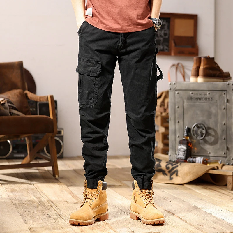 Men's Summer Retro Multi-Pocket Trendy Ankle Binding Workwear Pants Versatile Fashion Sports Casual Trousers
Men's Summer Retro Multi-Pocket Trendy Ankle Binding Workwear Pants Versatile Fashion Sports Casual Trousers