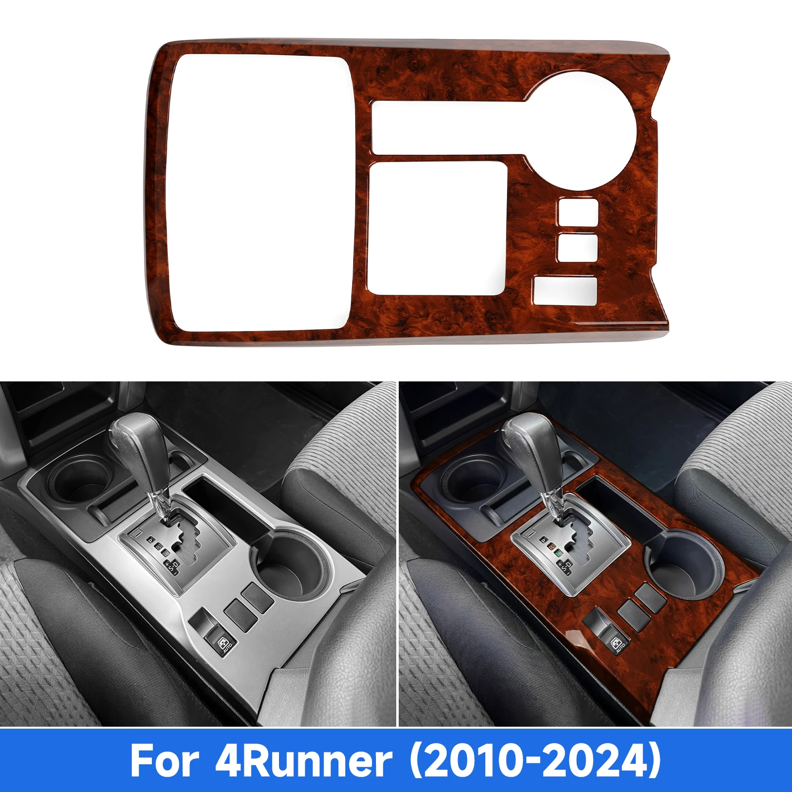 For Toyota 4Runner (2010-2024).Car Center Console Gear Shifter Panel. Wood Grain Interior Sticker ABS Trim Accessories
For Toyota 4Runner (2010-2024).Car Center Console Gear Shifter Panel. Wood Grain Interior Sticker ABS Trim Accessories