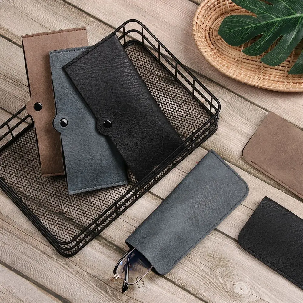 Pure Color Soft PU Leather Portable Eyewear Protector Reading Glasses Pouch Glasses Case Eyeglasses Sleeve
Pure Color Soft PU Leather Portable Eyewear Protector Reading Glasses Pouch Glasses Case Eyeglasses Sleeve
