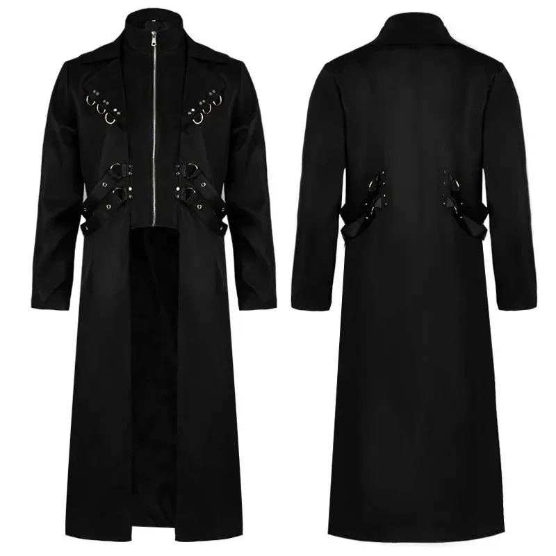 Halloween Men's Long Medieval Gothic Vintage Coat
Halloween Men's Long Medieval Gothic Vintage Coat