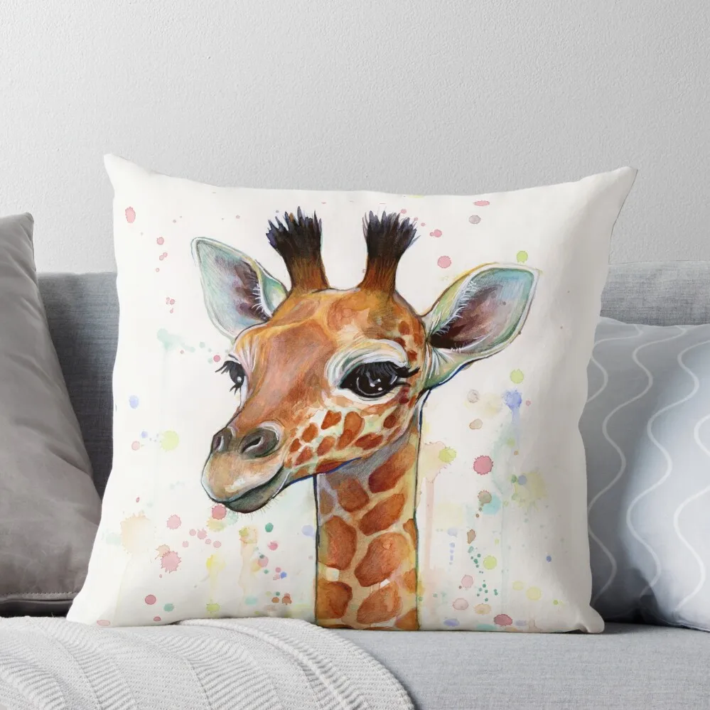 Baby Giraffe Watercolor Painting, Nursery Art Throw Pillow home decor items covers for pillows pillow cover christmas
Baby Giraffe Watercolor Painting, Nursery Art Throw Pillow home decor items covers for pillows pillow cover christmas