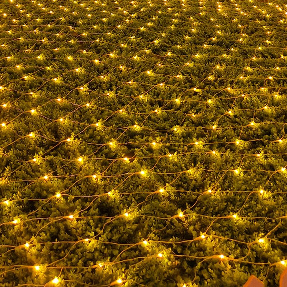 200 LED 9.8ft x 6.6ft String Lights Net Mesh Lights for Christmas Wedding Party Home Garden Lawn Bushes Indoor Outdoor Deocr
200 LED 9.8ft x 6.6ft String Lights Net Mesh Lights for Christmas Wedding Party Home Garden Lawn Bushes Indoor Outdoor Deocr