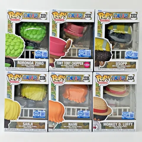 Funko Pop! One Piece Roronoa Zoro Luffy Chopper Nami Usopp Sanji Vinyl Figure Anime Collectible Model Desktop Ornament Toy Gift