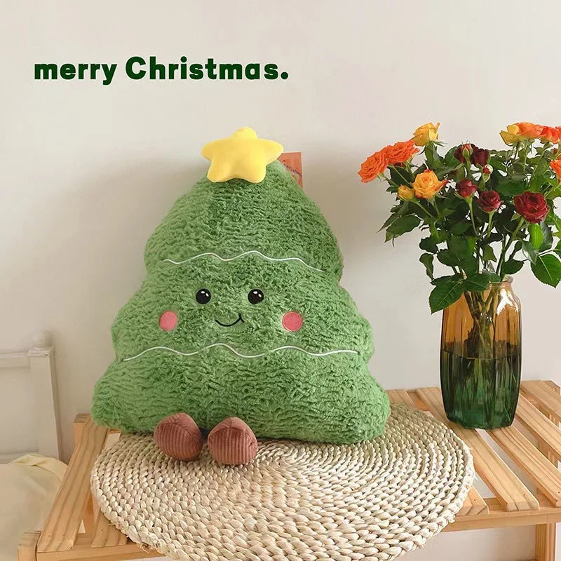 50x45x8cm Green Christmas Tree Plush Pillow Stuffed Soft Plant Smiling Face Holiday Party Home Decor Plushie Peluche Kids Gift
50x45x8cm Green Christmas Tree Plush Pillow Stuffed Soft Plant Smiling Face Holiday Party Home Decor Plushie Peluche Kids Gift