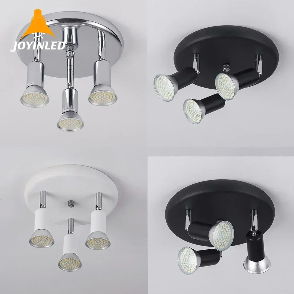 Black/Silver/White Ceiling Lamps Modern Led Ceiling Down Lights Bedroom Living Room 360 Degree Rotatable Loft GU10 Spotlights
Black/Silver/White Ceiling Lamps Modern Led Ceiling Down Lights Bedroom Living Room 360 Degree Rotatable Loft GU10 Spotlights
