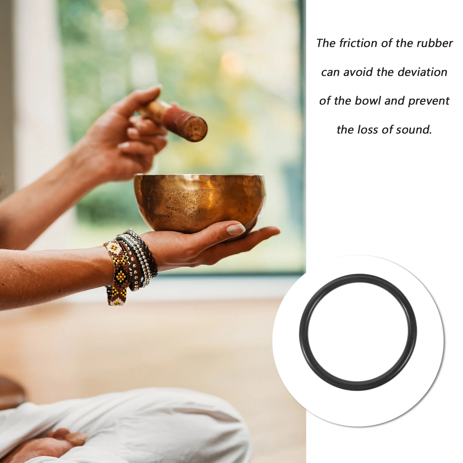 5Pcs Exquisite Design Rubber O-Ring for Singing Bowl Sound Cushion Accessory O-Rings for Singing Bowl Rubber Gasket
5Pcs Exquisite Design Rubber O-Ring for Singing Bowl Sound Cushion Accessory O-Rings for Singing Bowl Rubber Gasket