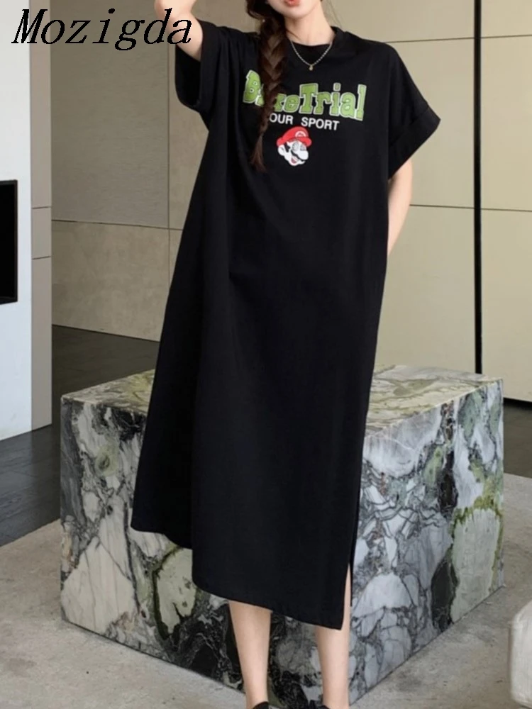 2025 Summer American Retro Letter Cartoon Dress Women Loose Large Ladies Dresses Oversize Dress Woman Vestidos
2025 Summer American Retro Letter Cartoon Dress Women Loose Large Ladies Dresses Oversize Dress Woman Vestidos