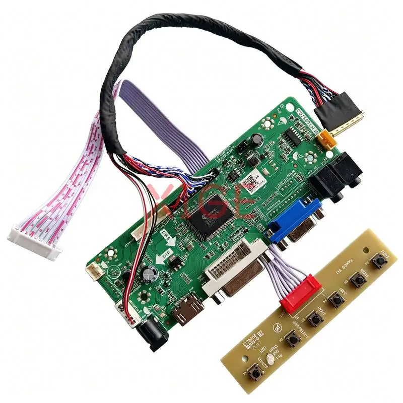Drive Controller Board Fit B101AW01 HSD101PFW1 N101N6 LP101WS1 40 Pin LVDS HDMI+DVI+VGA Display Screen 1024x576 1024*576 DIY Kit
Drive Controller Board Fit B101AW01 HSD101PFW1 N101N6 LP101WS1 40 Pin LVDS HDMI+DVI+VGA Display Screen 1024x576 1024*576 DIY Kit