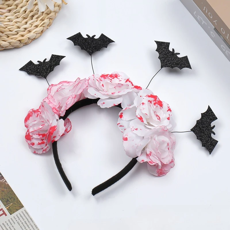 10pcs Horror Rose Headband Dance Dress Up Bat Spider Headdress Hair Hoops For Kids Girls Halloween Headbands Cosplay Decoration
10pcs Horror Rose Headband Dance Dress Up Bat Spider Headdress Hair Hoops For Kids Girls Halloween Headbands Cosplay Decoration