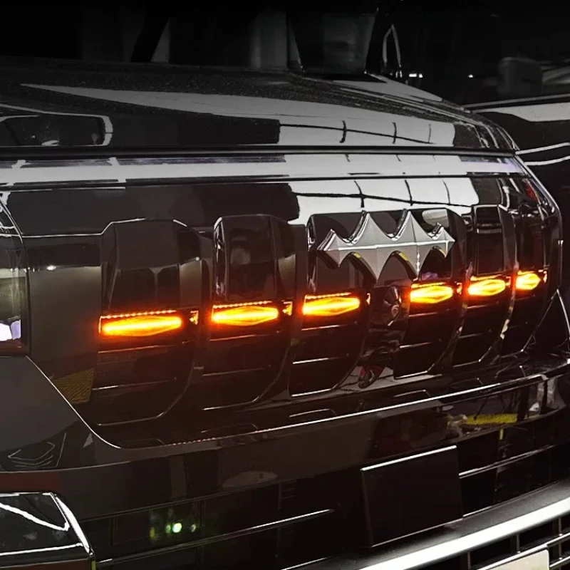 Для BYD Equation Leopard 8, автомобильная решетка, украшение для бездорожья, светодиодный ночной ходовой фонарь, передняя часть, противотуманные фары, аксессуары
Для BYD Equation Leopard 8, автомобильная решетка, украшение для бездорожья, светодиодный ночной ходовой фонарь, передняя часть, противотуманные фары, аксессуары