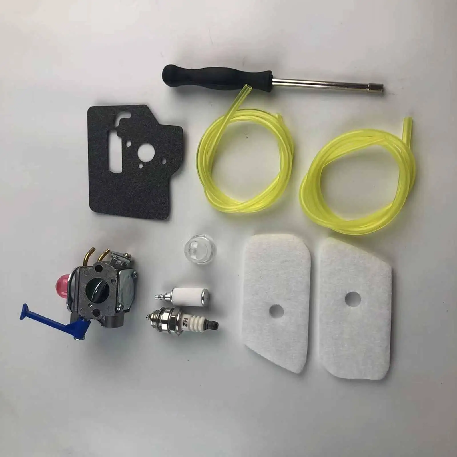 String Trimmer Carburetor Assembly Metal Fuel Line Kit for Trimmer Replace 545081848 Brushcutter Parts
String Trimmer Carburetor Assembly Metal Fuel Line Kit for Trimmer Replace 545081848 Brushcutter Parts