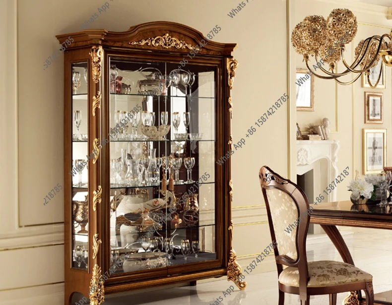 Классический роскошный двойной дверной стеклянный шкафчик, украшение из массива дерева, винный шкаф для гостиной, дизайнерский стеклянный шкаф-витрина
Классический роскошный двойной дверной стеклянный шкафчик, украшение из массива дерева, винный шкаф для гостиной, дизайнерский стеклянный шкаф-витрина