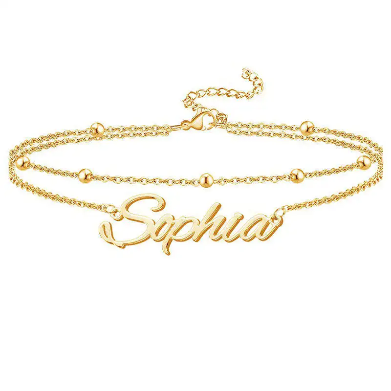 Fashion Small Round Beads Double Layer Custom Name Bracelets For Women Wholesale Jewelry
Fashion Small Round Beads Double Layer Custom Name Bracelets For Women Wholesale Jewelry