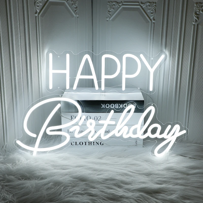 Party Decor 43*31cm Birthday Neon Sign Led Happy for Led Neon Light USB Powered Acrylic White Custom Sign Lights Home Decoration
Party Decor 43*31cm Birthday Neon Sign Led Happy for Led Neon Light USB Powered Acrylic White Custom Sign Lights Home Decoration