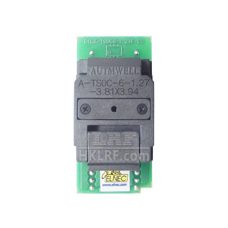 DIL6/TSOC6-1 ZIF-CS 70-3360 Programming Socket Test Socket for ELNEC Programmer
DIL6/TSOC6-1 ZIF-CS 70-3360 Programming Socket Test Socket for ELNEC Programmer