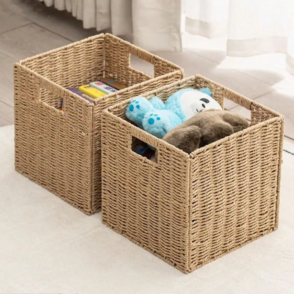 Woven Storage Basket, Desktop And Coffee Table Storage Basket, Clothing And Cosmetic Storage Basket, Rattan Basket, Storage Box
Woven Storage Basket, Desktop And Coffee Table Storage Basket, Clothing And Cosmetic Storage Basket, Rattan Basket, Storage Box