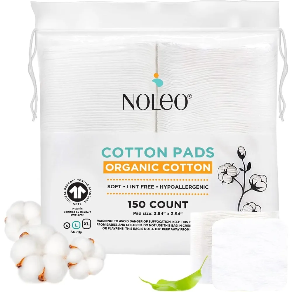 Cotton Rounds & Pads (150 Count (Pack of 1), Large & Pressed)
Cotton Rounds & Pads (150 Count (Pack of 1), Large & Pressed)