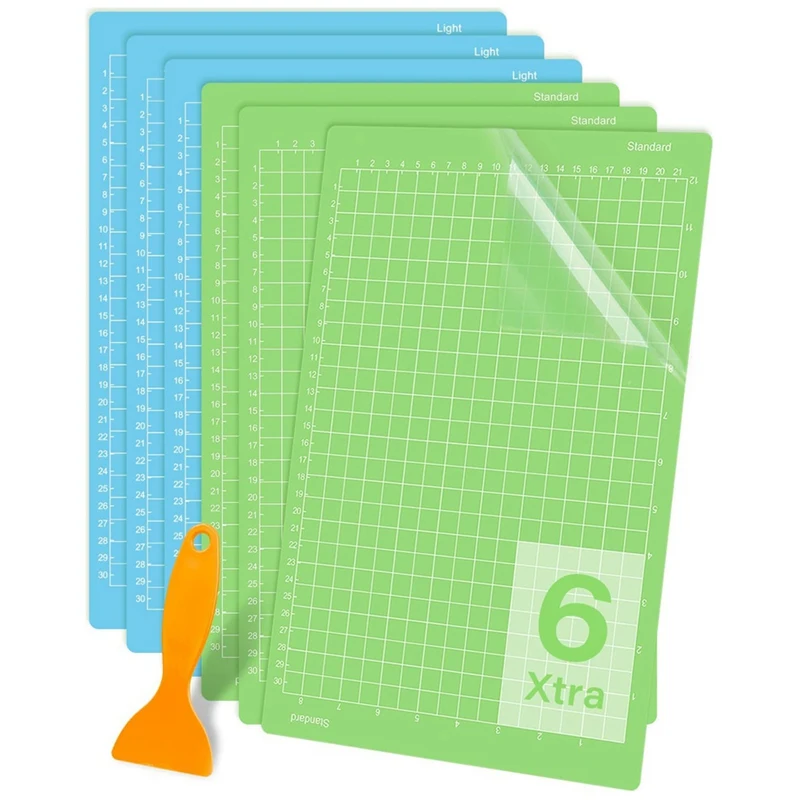 6Pcs Cutting Mat For Cricut Joy Xtra 12X8.5In Adhesive Reusable Craft Cutting Mats Sticky Accessories Replacement
6Pcs Cutting Mat For Cricut Joy Xtra 12X8.5In Adhesive Reusable Craft Cutting Mats Sticky Accessories Replacement