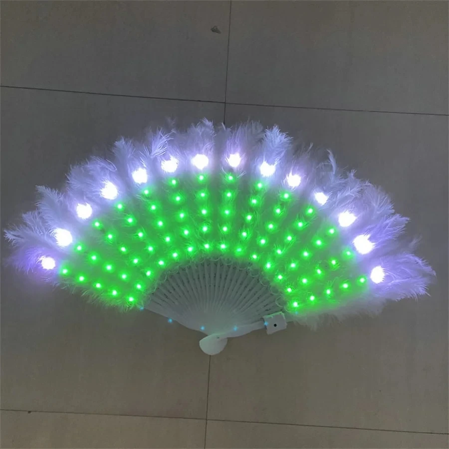 Светодиодный RGB-вентилятор с изменяемыми перьями для вечеринок, свадеб, танцев, ночных клубов, флуоресцентная лампа для вечерних мероприятий
Светодиодный RGB-вентилятор с изменяемыми перьями для вечеринок, свадеб, танцев, ночных клубов, флуоресцентная лампа для вечерних мероприятий