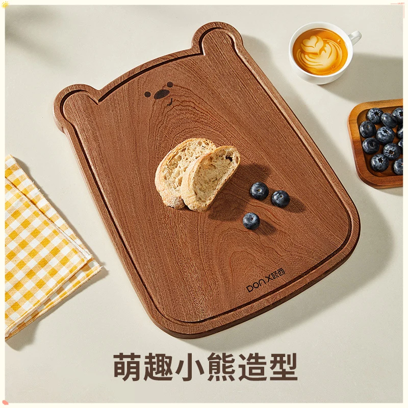 Cute Bear Solid Ebony Wood Cutting Board Baby Food Fruit Tea Cup Serving Tray Kitchen Whole Wood Chopping Board
Cute Bear Solid Ebony Wood Cutting Board Baby Food Fruit Tea Cup Serving Tray Kitchen Whole Wood Chopping Board