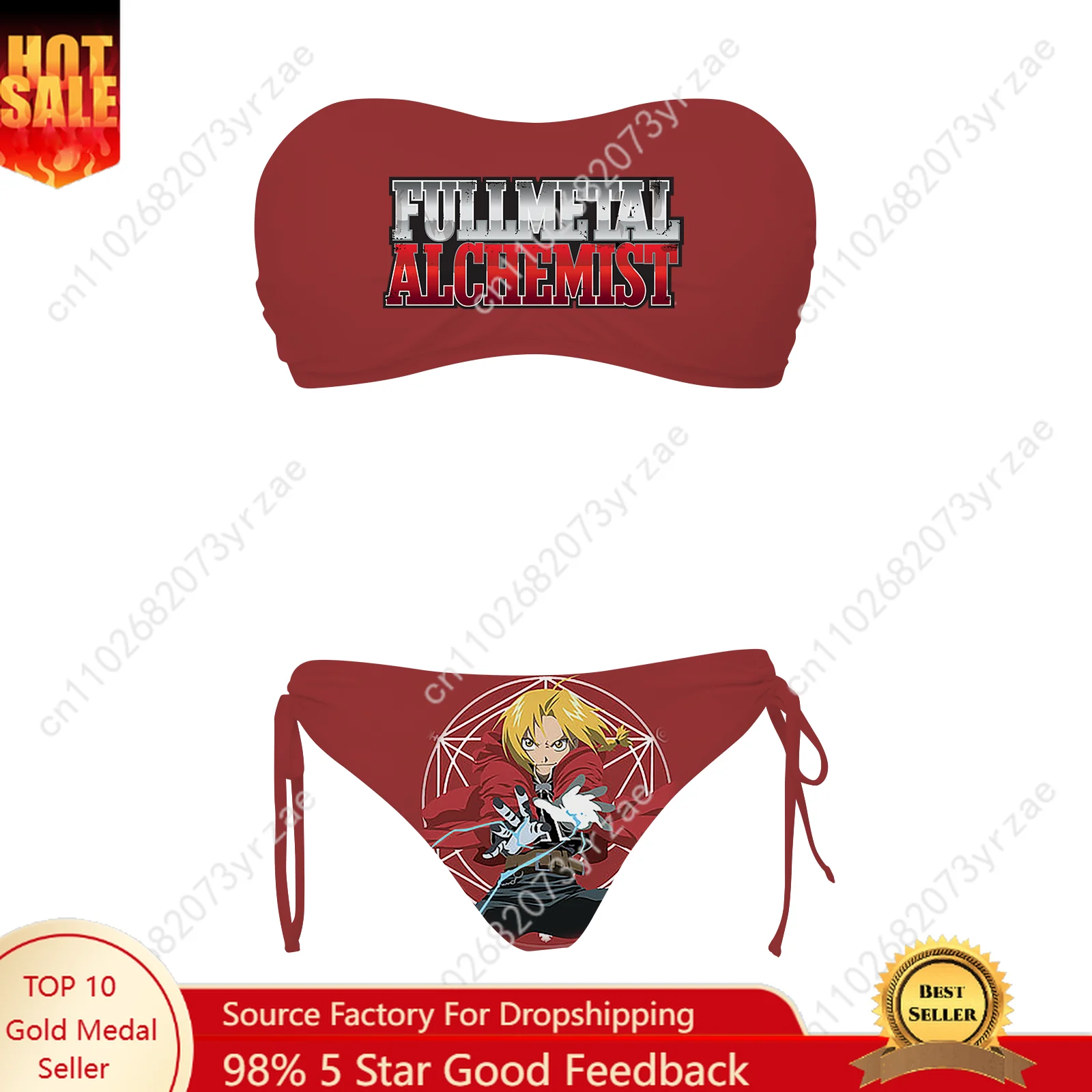 Fullmetal Alchemist Womens Drawstring Two Piece Set Bathing Suits Swimwear Fashion Pool Party Beach Sexy Bikini Custom Swimsuit
Fullmetal Alchemist Womens Drawstring Two Piece Set Bathing Suits Swimwear Fashion Pool Party Beach Sexy Bikini Custom Swimsuit