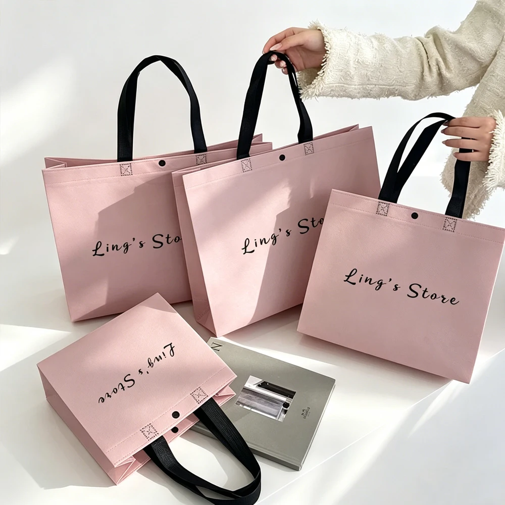 200pcs Custom Logo Shopping Bags High quality Suture stronger Non woven Handle Tote Handbag Advertising Jewelry Gift Dress Pouch
200pcs Custom Logo Shopping Bags High quality Suture stronger Non woven Handle Tote Handbag Advertising Jewelry Gift Dress Pouch
