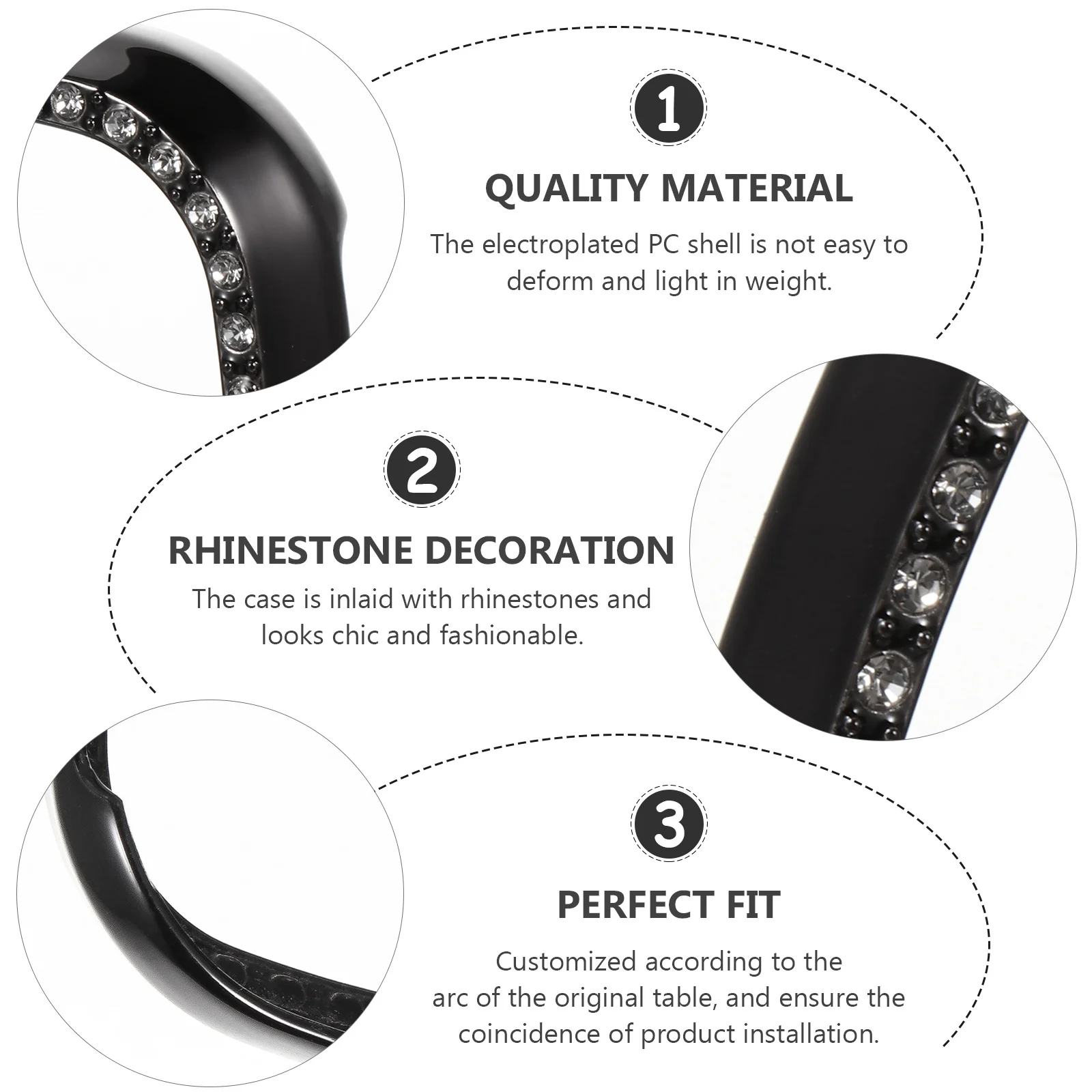 1Pcs Electroplated Watch Protector Case for Versa3 Sense All Around Protection Precise Cutouts Durable Scratch Resistant Easy 
1Pcs Electroplated Watch Protector Case for Versa3 Sense All Around Protection Precise Cutouts Durable Scratch Resistant Easy