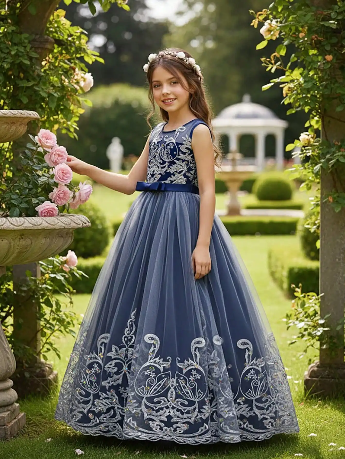 2026 Flower Girl Dresses For Weddings Lace Luxury Vestidos Princess Birthday Party Bridesmaid Dress For Kid 5-12 Years BIBIHOU
2026 Flower Girl Dresses For Weddings Lace Luxury Vestidos Princess Birthday Party Bridesmaid Dress For Kid 5-12 Years BIBIHOU