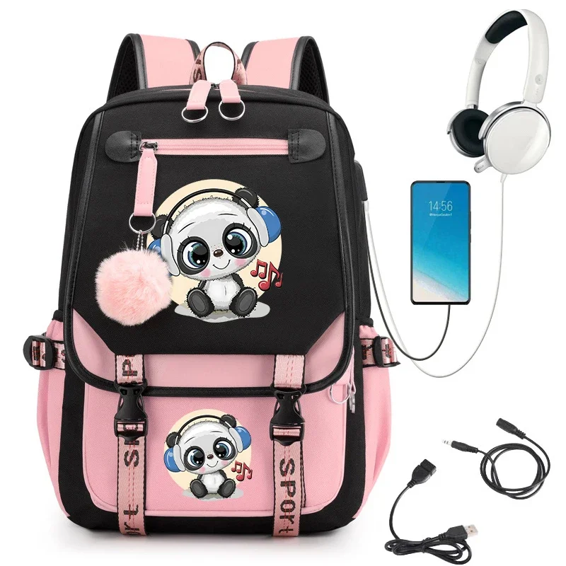 Girls School Backpack Bags Panda Anime Teenager Girls Bookbag Laptop Travle Bagpack Kawaii Cute Backpacks Primary Students Bags
Girls School Backpack Bags Panda Anime Teenager Girls Bookbag Laptop Travle Bagpack Kawaii Cute Backpacks Primary Students Bags