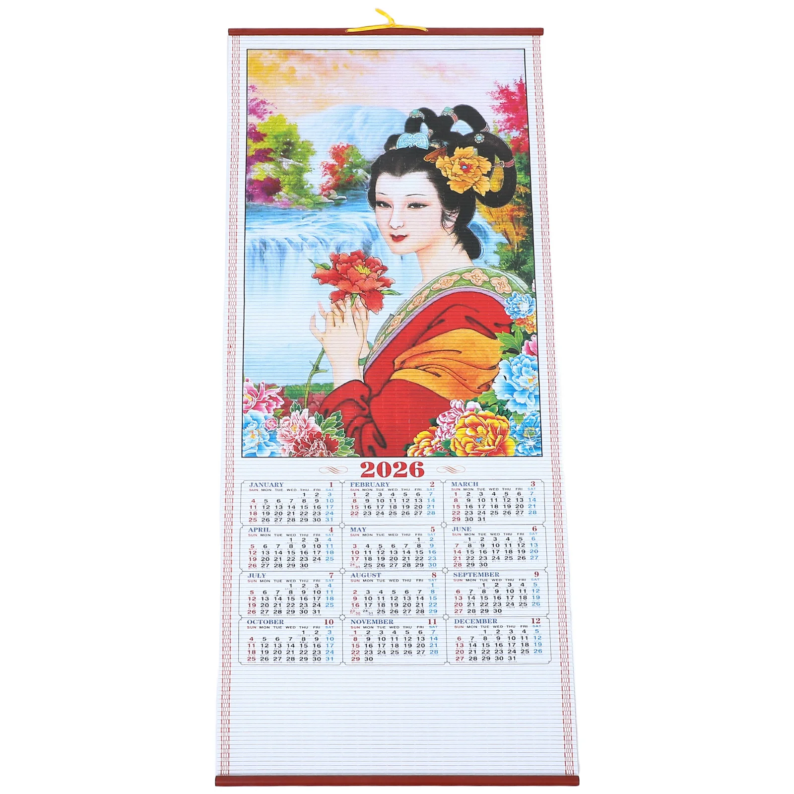 2026 Horse Year Faux Rattan Hanging Scroll Calendar Traditional Chinese New Year Wall Decor Living Room Decorations
2026 Horse Year Faux Rattan Hanging Scroll Calendar Traditional Chinese New Year Wall Decor Living Room Decorations
