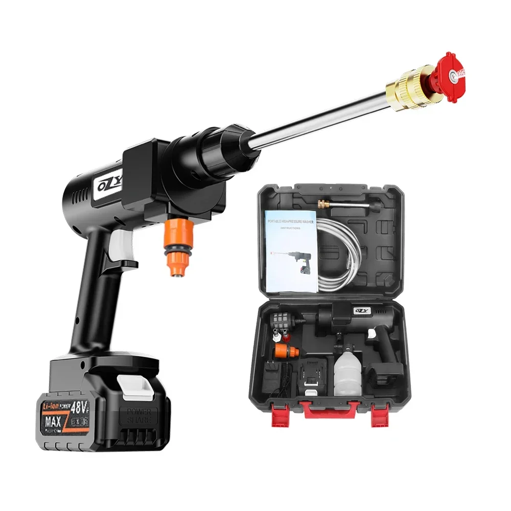 Cordless Automatic Car Washing Machine Wireless Spray Portable Water Gun Cleaning Machine for Irrigation with Lithium Battery
Cordless Automatic Car Washing Machine Wireless Spray Portable Water Gun Cleaning Machine for Irrigation with Lithium Battery